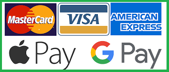 Card, Google Pay, Apple Pay image