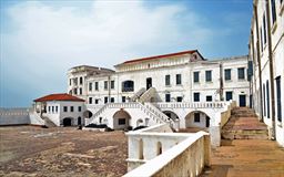 Cape coast castle in Ghana