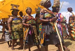 Traditional ceremony in Ghana