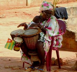 drumming in Togo