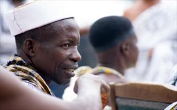 handsome profile of man in ghana