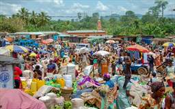 market day in ghana