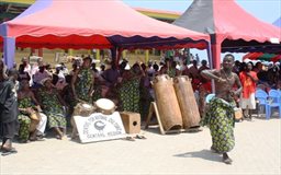 Dance performance at Panafest