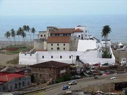 view of st george castle from ft san jago