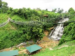 Walkway above Kintampo Falls